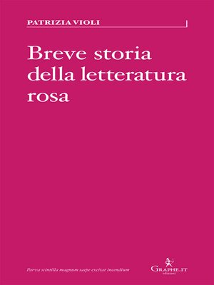cover image of Breve storia della letteratura rosa